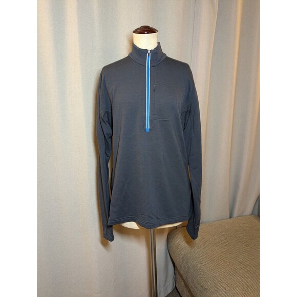 NEW Icebreaker GT 260 Merino Wool Midweight Mens Large 1/2 Zip Base Layer Top - Picture 1 of 10